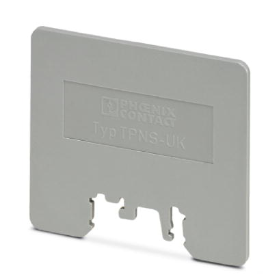 Phoenix Contact Separating plate; Length: 80mm; Width: 2mm; Height: 70mm; Color: Gray